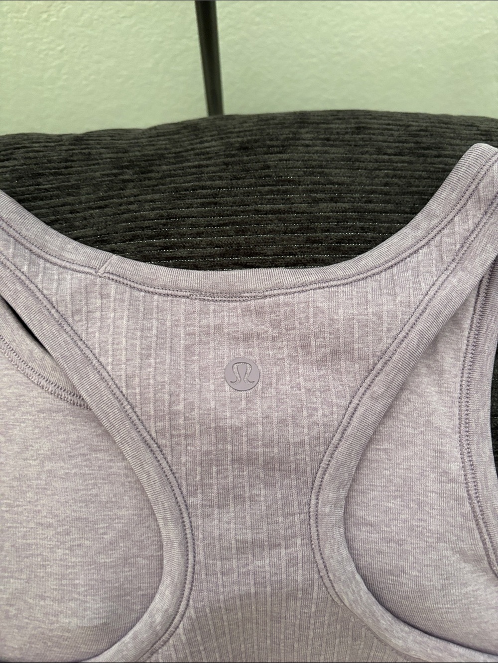 lululemon athletica Ribbed Cropped Tank - Lilac - Picture 3 of 4
